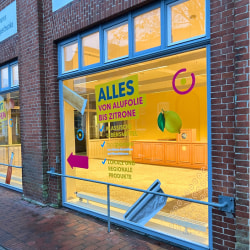 Geschäft mit Außenwerbung